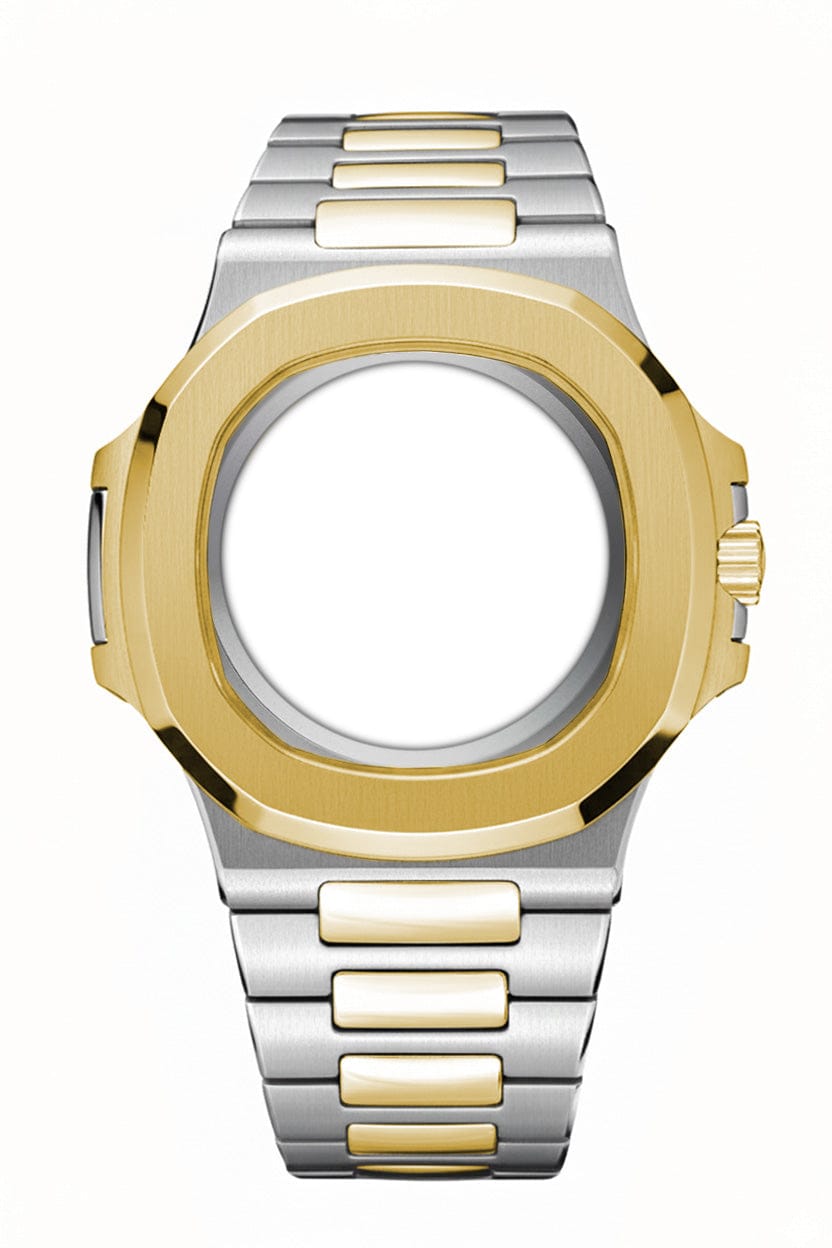 Seikonaut 40mm Seiko Mod Case – Two-Tone Gold finish