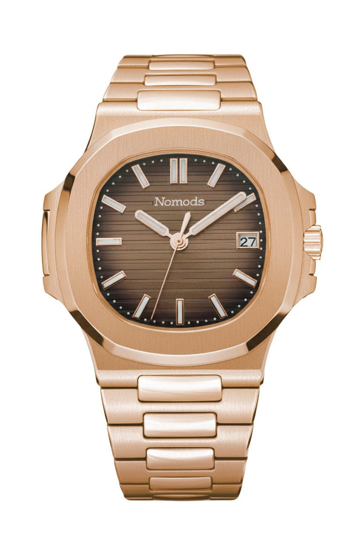 Seiko Mod Nautilus 40mm Watch – Rose Gold finish