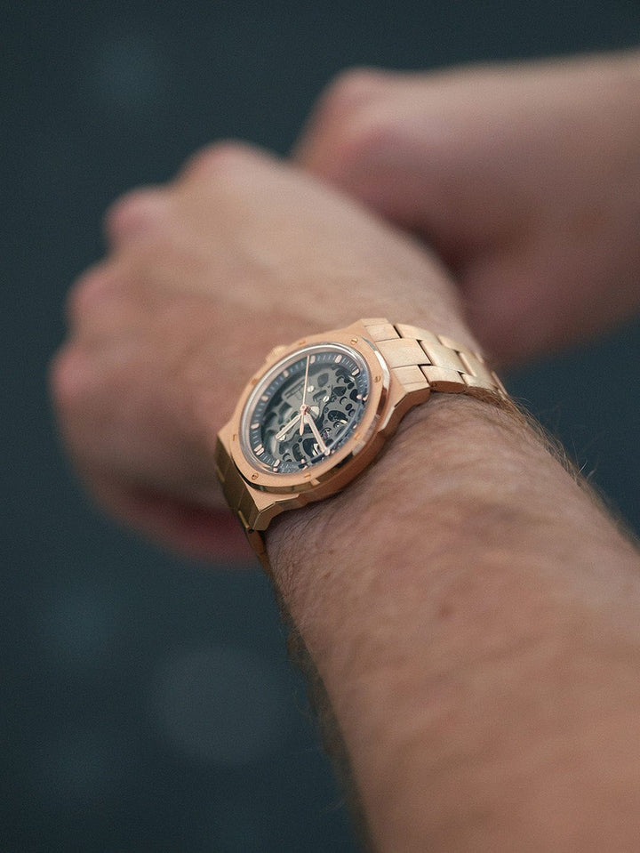 Nomods Seiko Mod - Petrichor 37mm Rose Gold