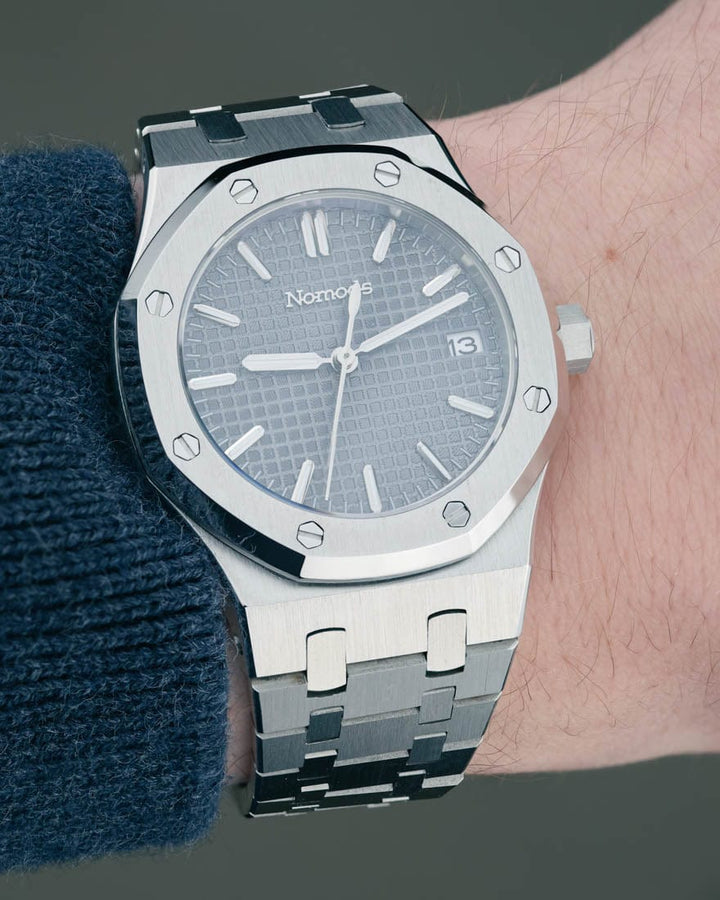 Nomods Seiko Mod Royal Oak 37mm Gray Dial