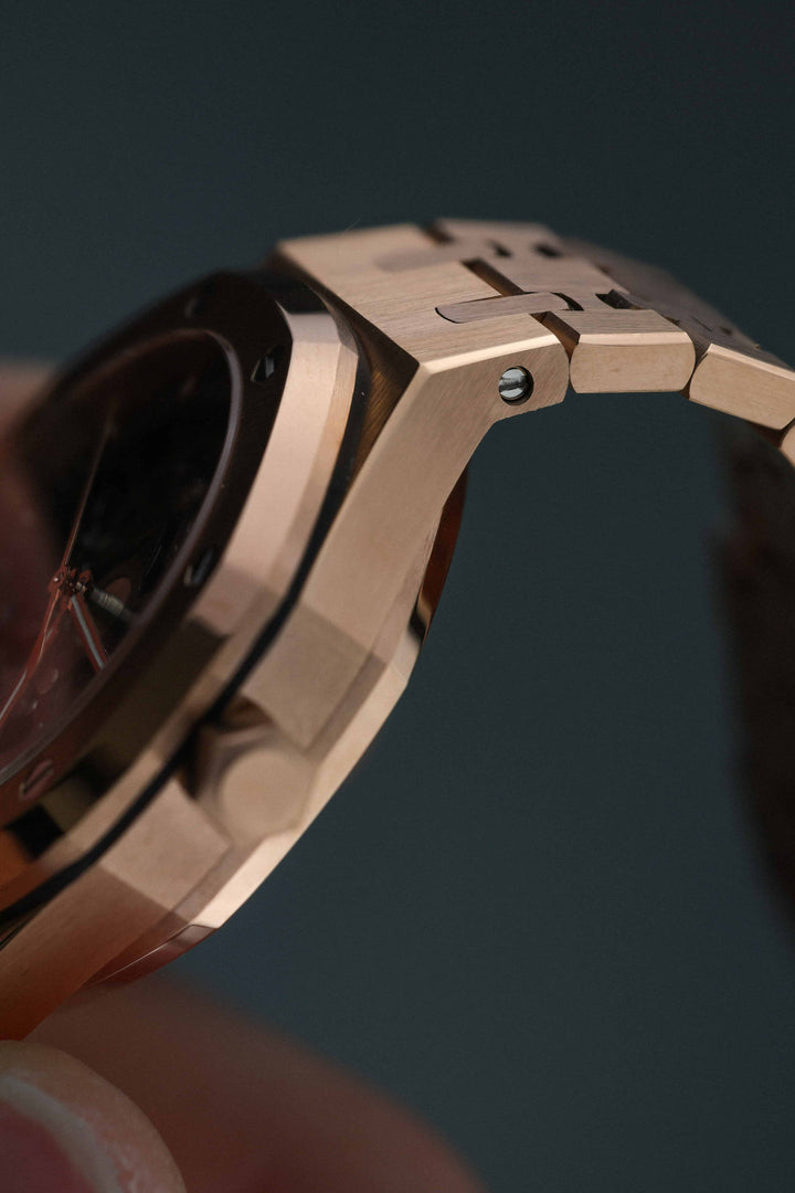 Nomods Seiko mod – Royal Oak 37mm Rose Gold