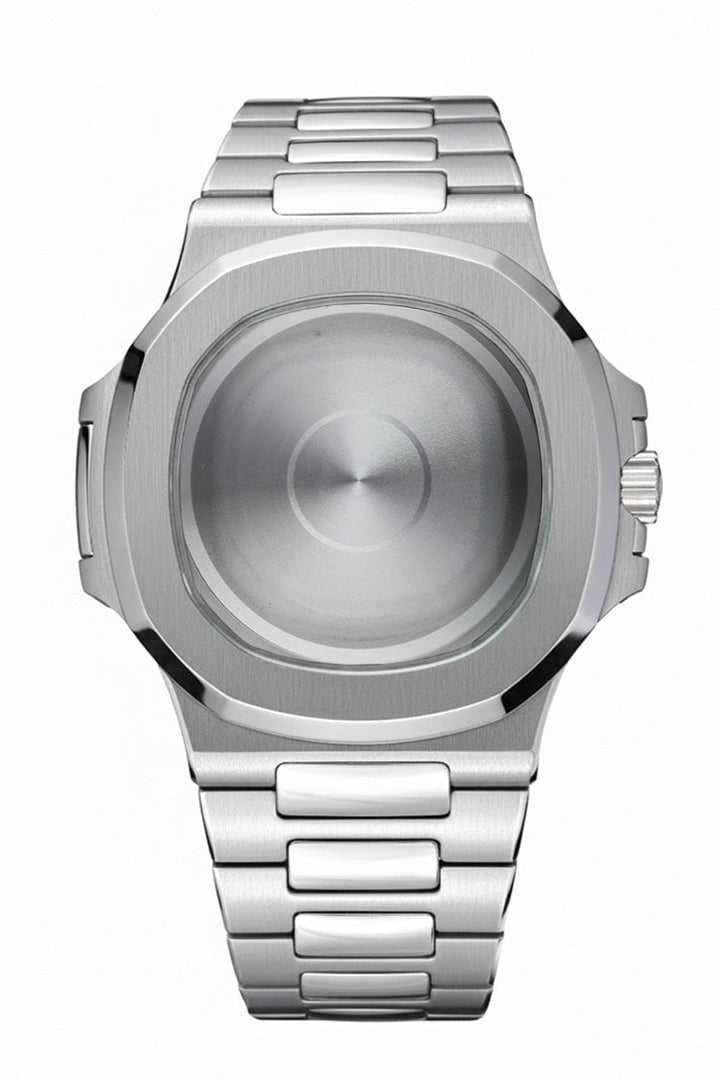 Seikonaut 40mm Seiko Mod Case – Silver finish, brushed 316L stainless